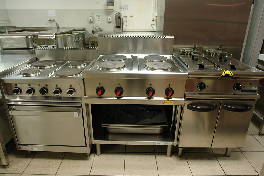 professionally cleaned fryer and ranges