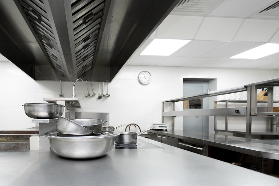 Commercial kitchen hood cleaning